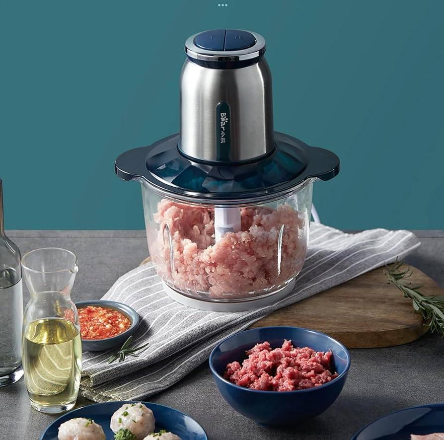 Procesador de alimentos electrico de carnes, verduras, queso etc de 300 watt,