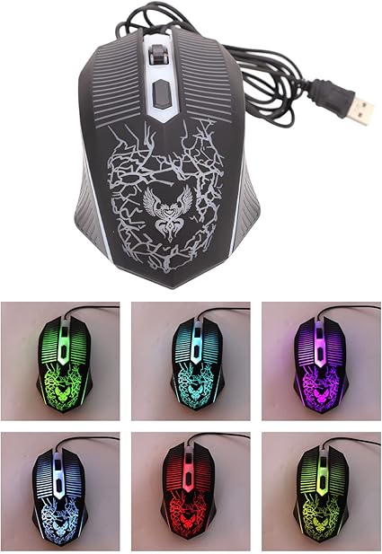 Teclado y raton para videos juegos iluminados