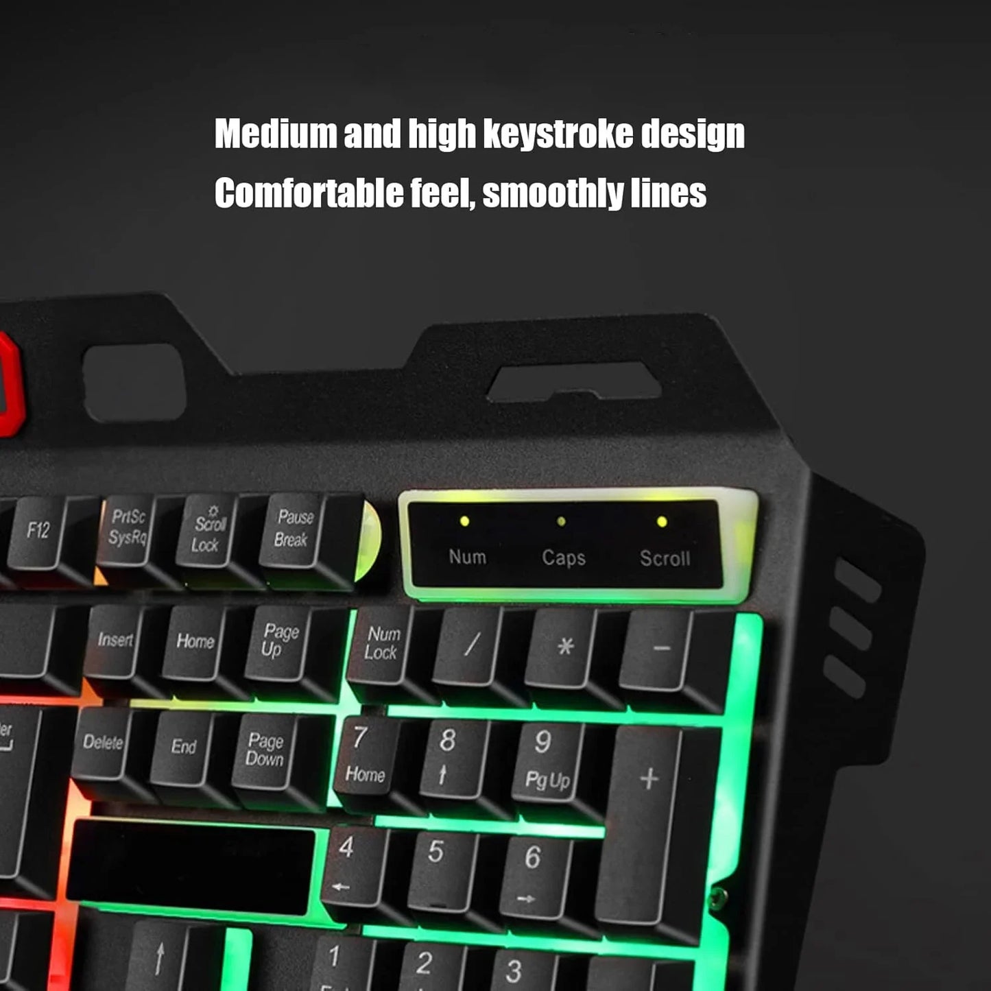 Teclado y raton para videos juegos iluminados