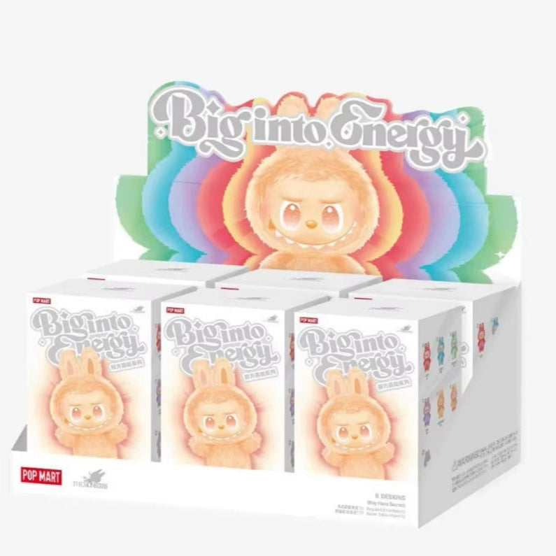 Muñeco sorpresa labubu en caja misteriosa.