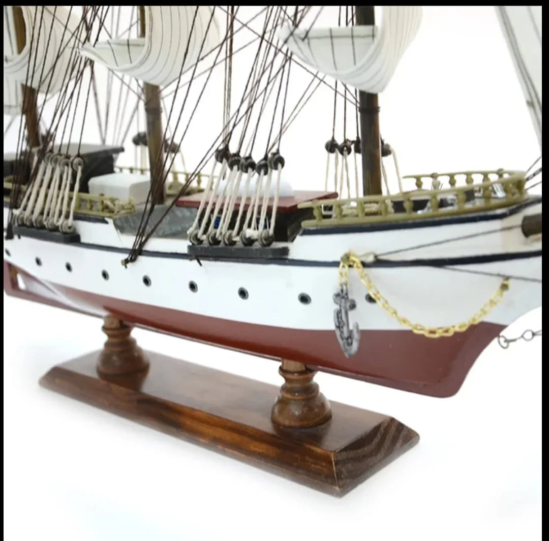 Velero de Madera esto Mediterráneo, 80 cm