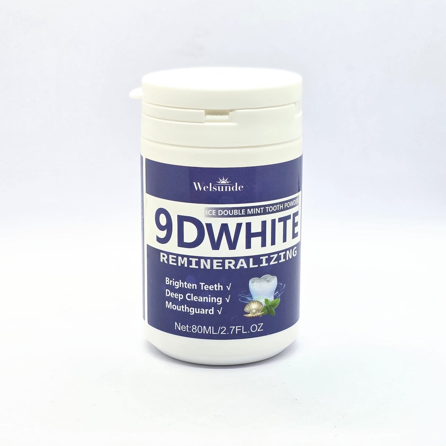 Blanqueador y remineralizante dental en polvo | Welsunde 9D White Remineralizing