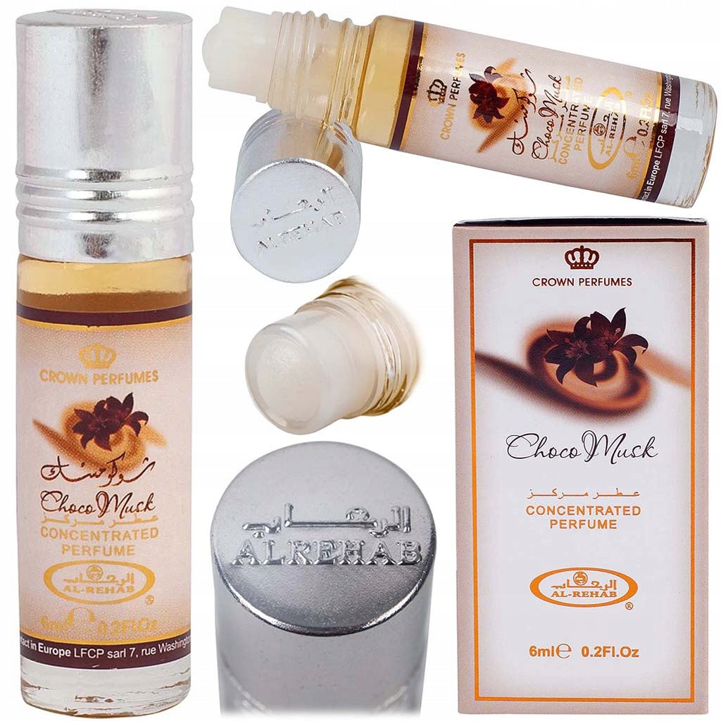 Al Rehab Choco Musk - Perfume Concentrado Roll On 0.2 Oz Unisex