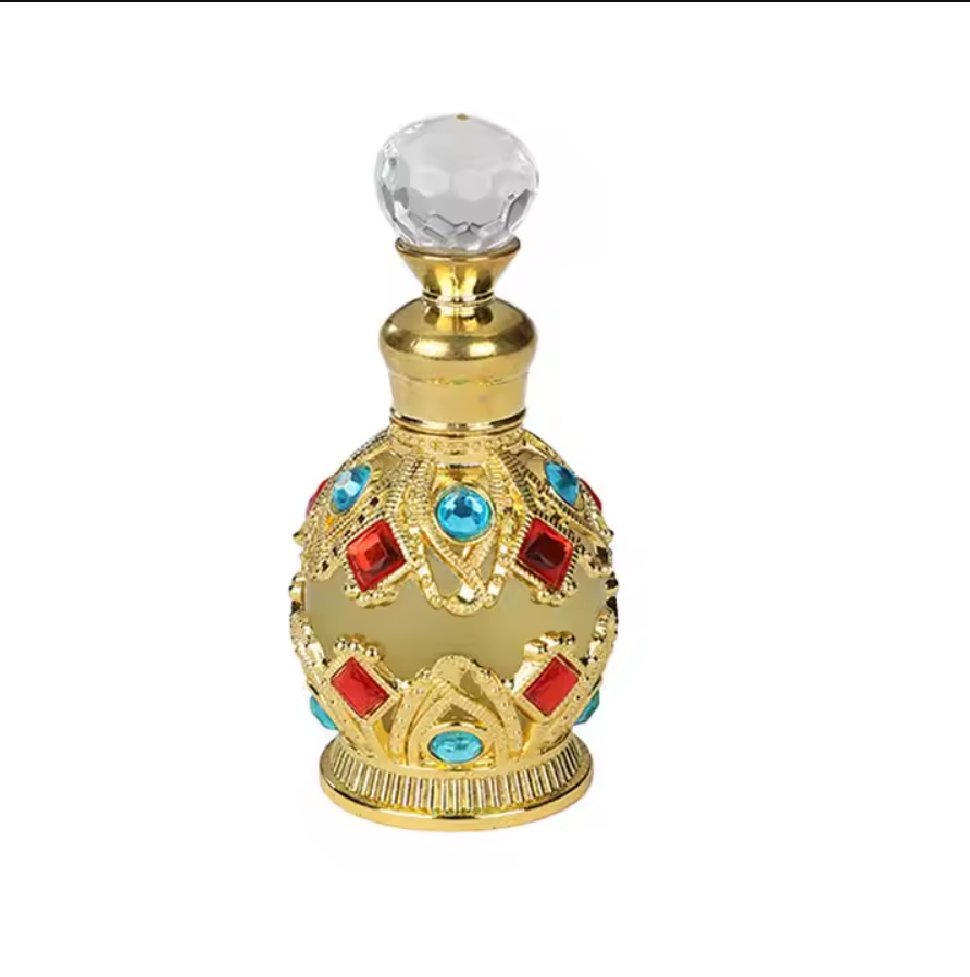 Botella de perfume estilo árabe.