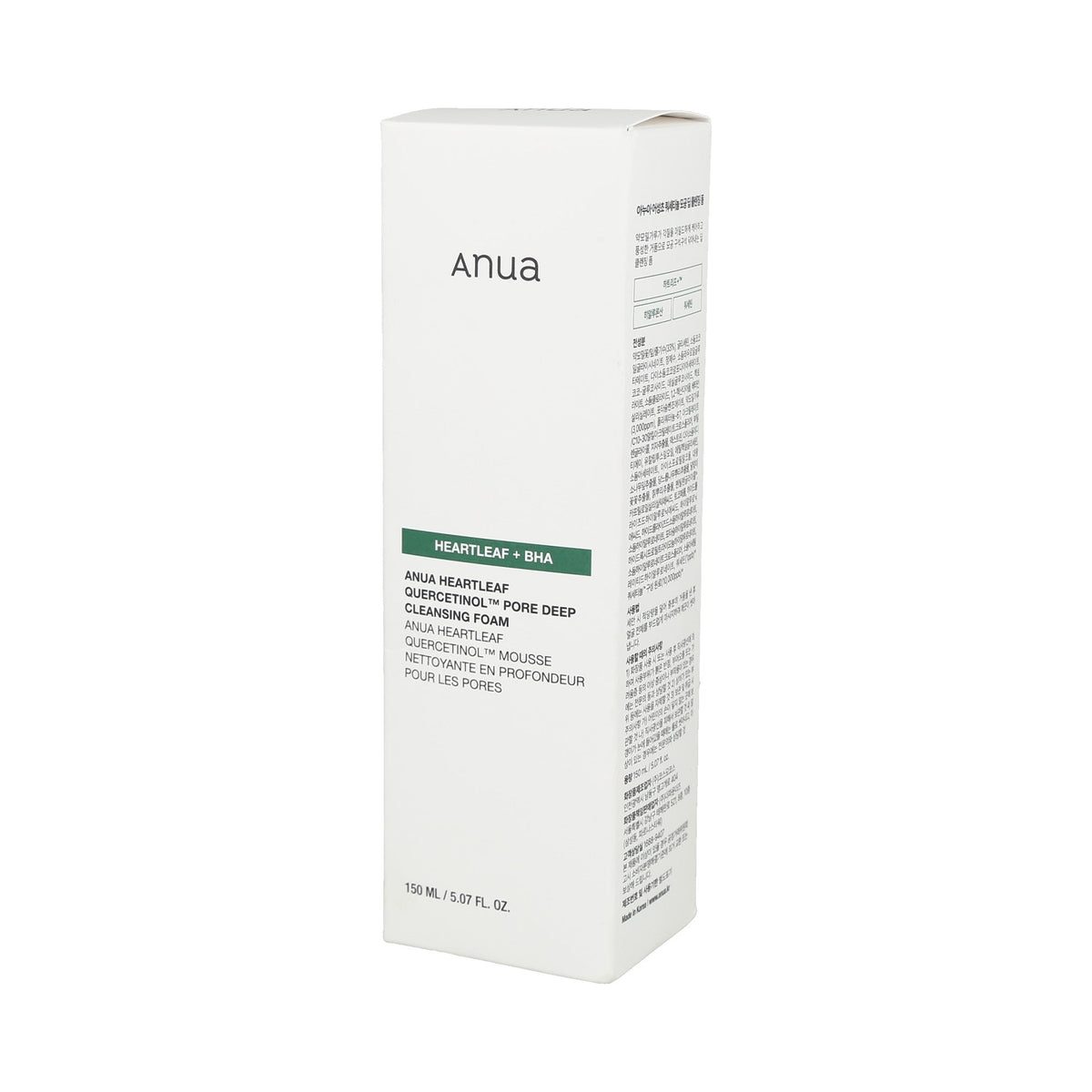 Espuma limpiadora profunda Anua Heartleaf Quercetinol Pore Deep Cleansing Foam