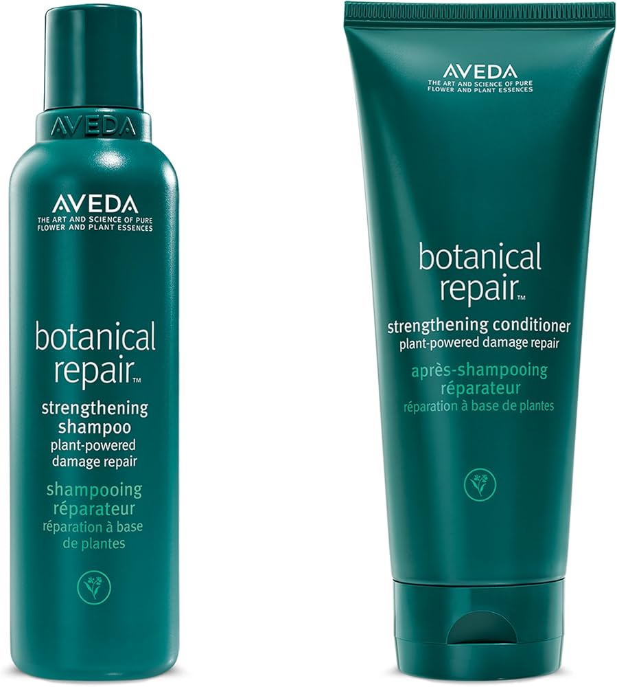 Dúo de champú fortalecedor y un acondicionador diseñados para reparar y fortalecer el cabello dañado.