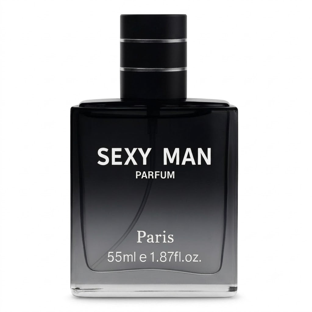 Perfume para hombres de 55 ml llamado Sexy Man.