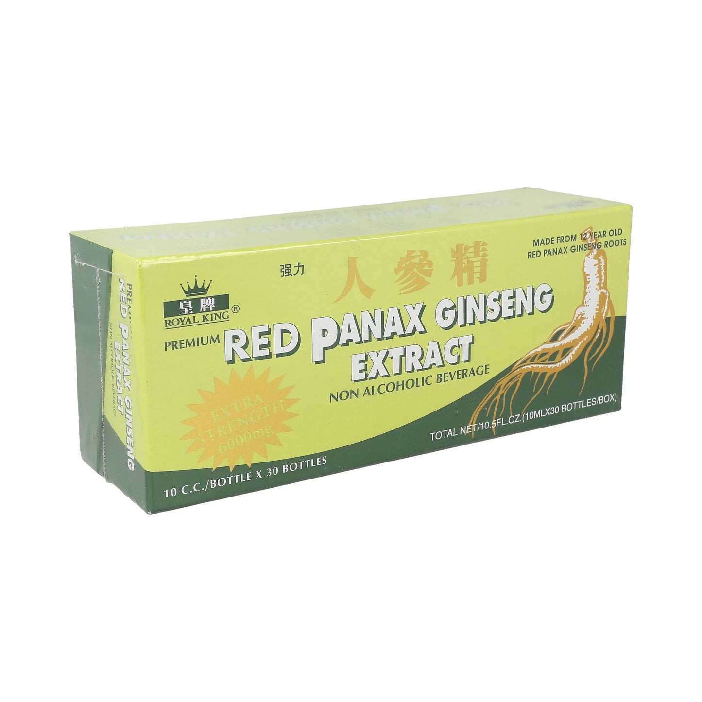 Suplemento herbario de Ginseng Rojo Coreano.
