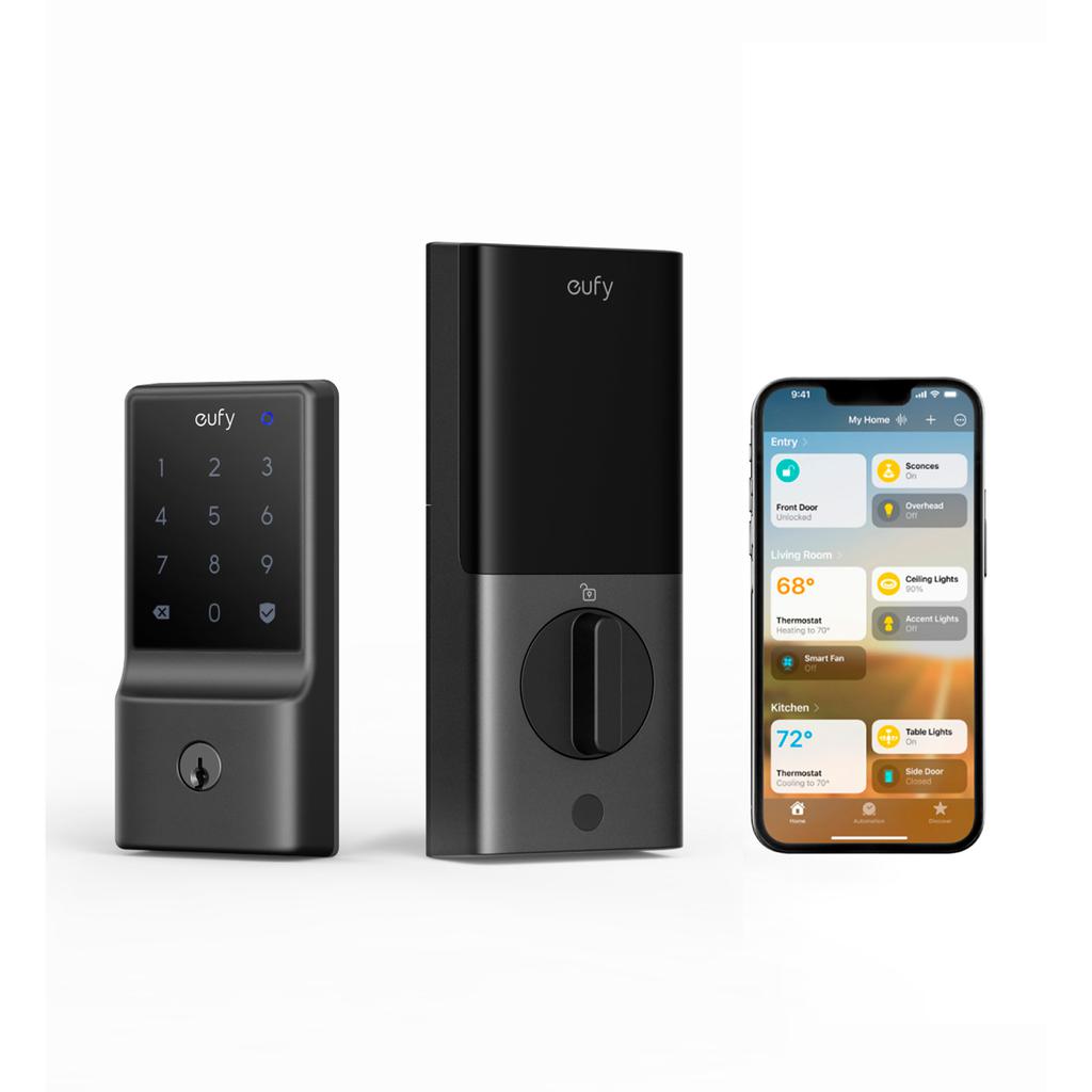 Eufy Cerradura Inteligente WiFi T85D2 | Control desde el celular | Compatible con Alexa y Google Home – RD