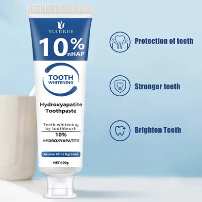 Pasta Dental Yuitikue con 10% Hidroxiapatita – Blanqueamiento y Fortalecimiento Sin Flúor