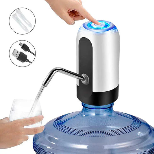 ispensador de Agua Eléctrico Portátil – Compatible con Botellones de 2 a 5 Galones