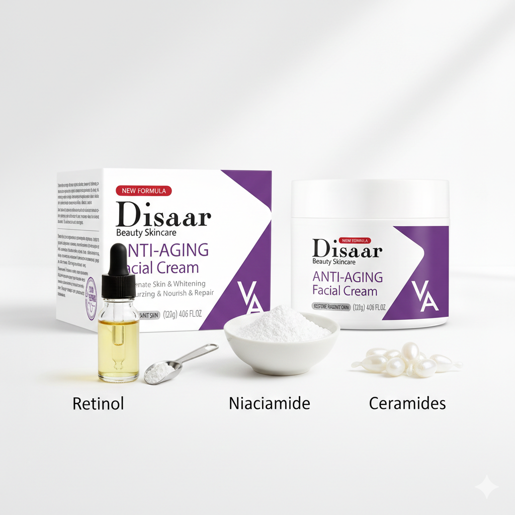 Disaar Crema Anti Edad con Retinol y Niacinamida 120g Hidratante