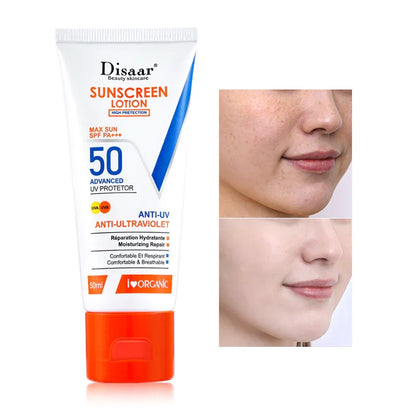 Proteción solar con acido hialuronico | Suscreen lotion Disaar