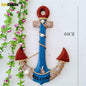 Ancla marina de madera para decoracion 60 CM