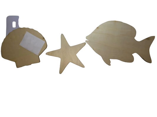 Adornos marinos para pared | en madera fina