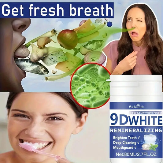 Blanqueador y remineralizante dental en polvo | Welsunde 9D White Remineralizing