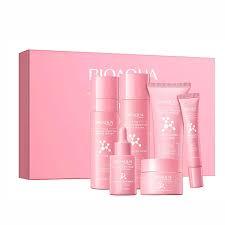 Linea facial de niacinamida para unificar la piel.