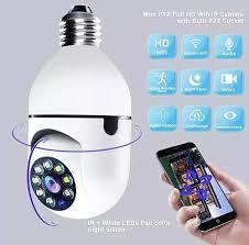 Cámara Bombillo 360 WiFi – Seguridad Oculta LED con Visión Nocturna