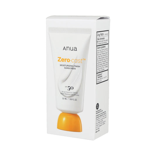 Anua Zero-Cast Moisturizing Finish Sunscreen.