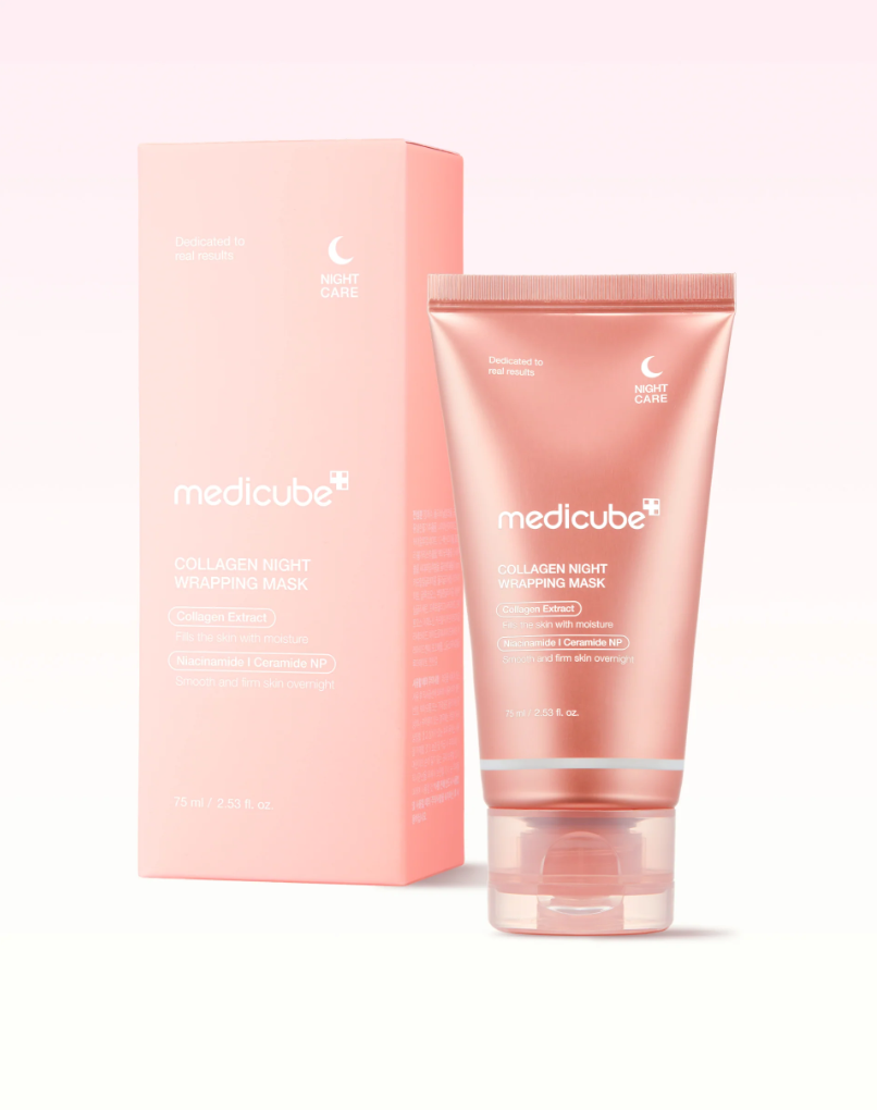 Mascarilla facial nocturna diseñada para reafirmar e hidratar la piel.