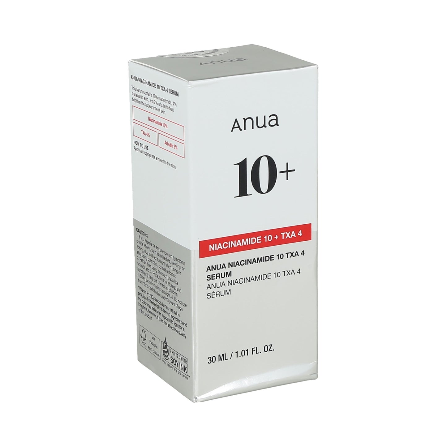 sérum facial ANUA Niacinamide 10% + TXA 4%