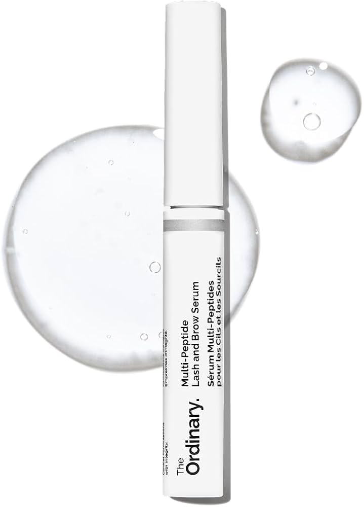 Suero Multi-Peptide Lash and Brow Serum, diseñado para promover la apariencia de pestañas y cejas más densas y saludables.