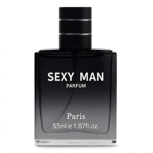 Perfume para hombres de 55 ml llamado Sexy Man.