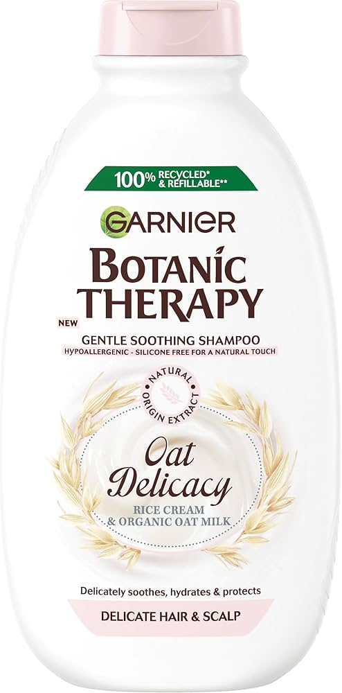 Champú diseñado para cabello y cuero cabelludo delicados