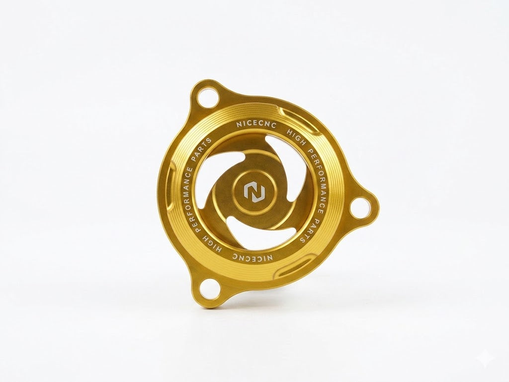 Tapa de filtro de aceite de motor, diseñada para modelos Suzuki DRZ400 (2000-2024).