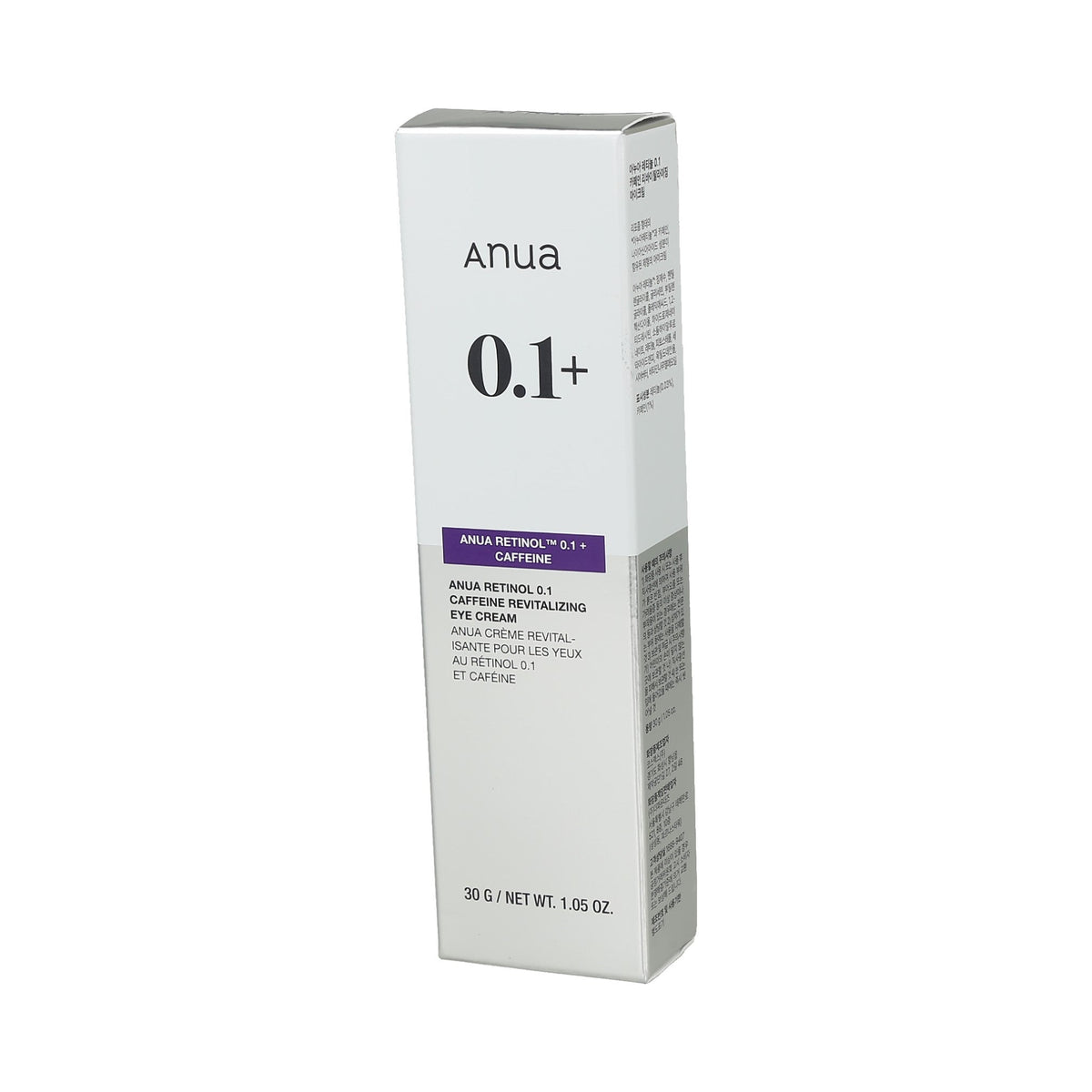 crema revitalizante para el contorno de ojos Anua Retinol 0.1+ Caffeine.