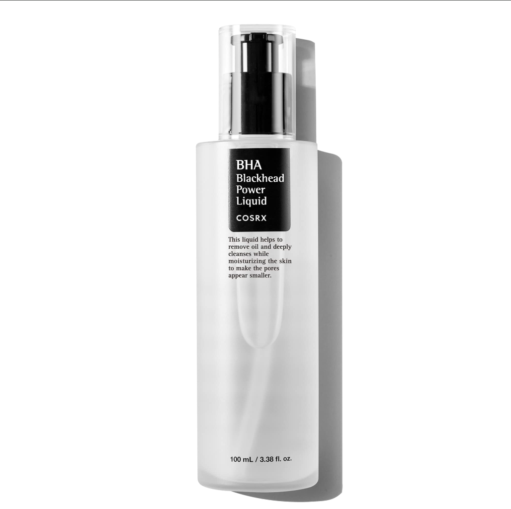 Exfoliante químico coreano de 100 ml diseñado para reducir puntos negros y minimizar poros.