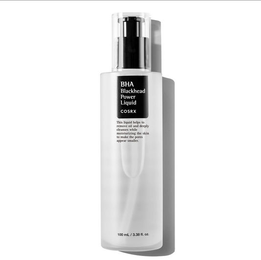 Exfoliante químico coreano de 100 ml diseñado para reducir puntos negros y minimizar poros.