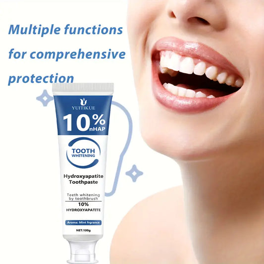 Pasta Dental Yuitikue con 10% Hidroxiapatita – Blanqueamiento y Fortalecimiento Sin Flúor